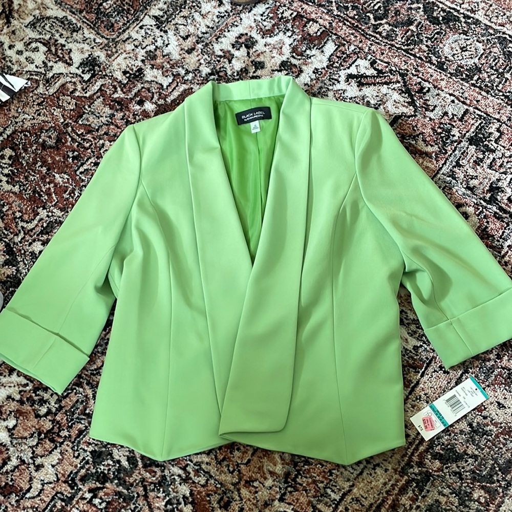 Lime green women’s blazer